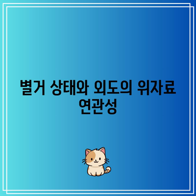 별거 중 외도로 인한 위자료 가능성