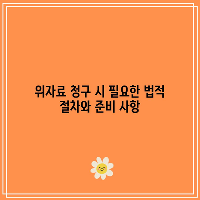 별거 중 외도 및 합의 이혼 시 위자료 청구 가능성