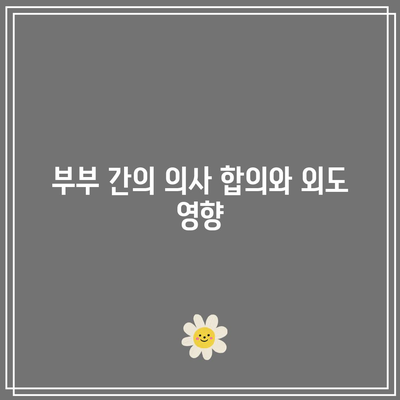 별거 중 외도 유무에 따른 합의 이혼과 위자료