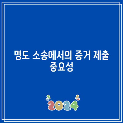 명도 소송 강제 집행: 법적 과정 개요