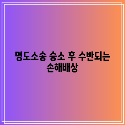 명도소송 강제집행: 손해배상 청구 가능성