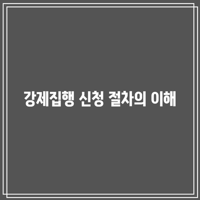 명도소송 강제집행의 법적 단계