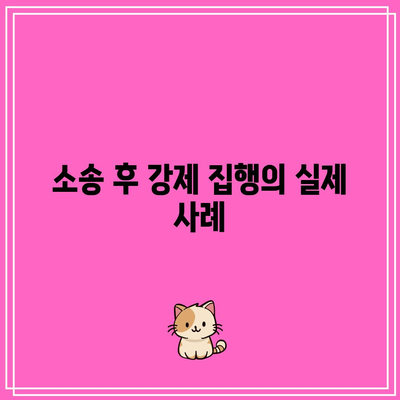 명도 소송 강제 집행의 합리적인 선택