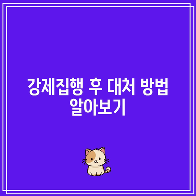 대전 부동산 명도소송 강제집행 해결 방안