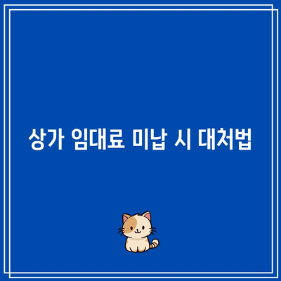 상가 임대료 미납 명도 소송 강제집행의 깔끔한 대응