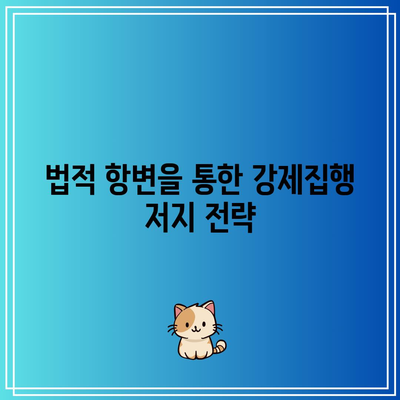 명도소송 강제집행 대응 전략 마련하기