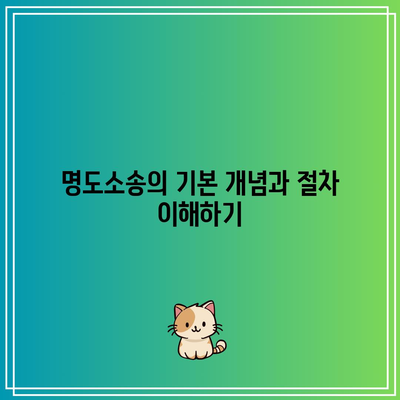 명도소송 강제집행 법률 행동 절차