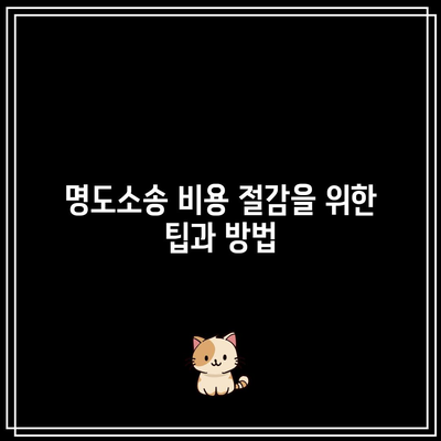 부산 명도소송 강제집행 절차 비용을 합리적으로 관리하세요