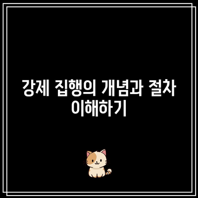 강제 집행과정의 명도소송 강제 집행