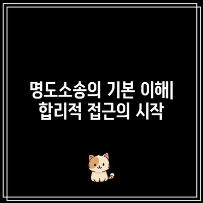 명도소송 강제집행 순서의 합리적인 선택 방법