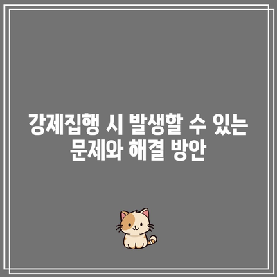 명도 소송 강제집행 절차 정리