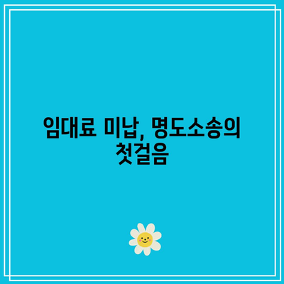 상가 명도소송: 임대료 미납 상황에서 강제집행 활용