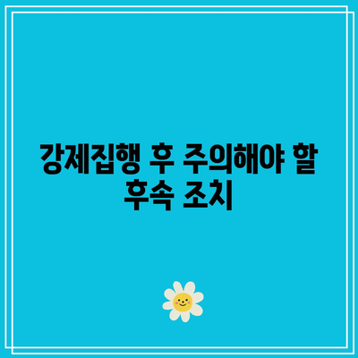 명도소송 강제집행 단계별 안내