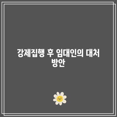 임대인을 위한 명도소송 강제집행의 합리적 순서